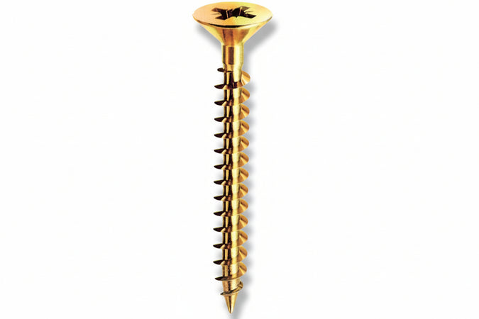 Sc Viti Per Legno Ottonate Tp 5 X50 (Pz. 10)*- Mustad- 5,0 Pz