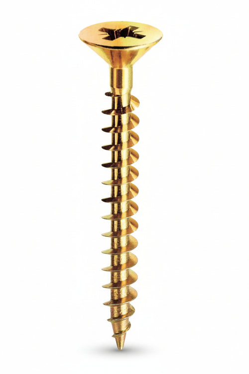 Sc Viti Per Legno Ottonate Tp 6 X80 (Pz. 10)- Mustad- 5,0 Pz