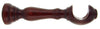 Supporto Legno Per Bastone Ciliegio 18 Cm 2 Pz- 1,0 Coppie