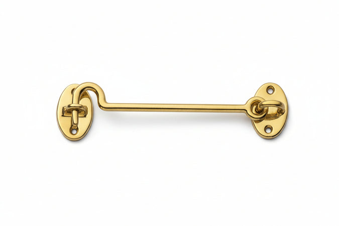 Bl Gancio Fermafinestra Ottone Lucido 200 Mm- 6,0 Blister