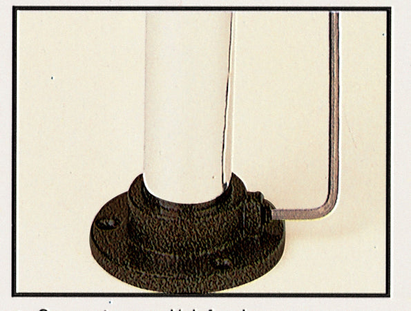 Bl Ghiera Di Fissaggio Per Tubo Vernic Bianco 2 Pz- 1,0 Blister