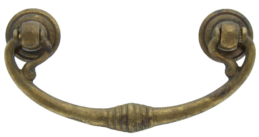 Bl Maniglia 03027 82X40 Mm Ottone Anticato- 6,0 Blister