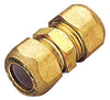Pl Raccordo Ottone Diritto Doppio Bicono 10- Tiemme- 6,0 Pz