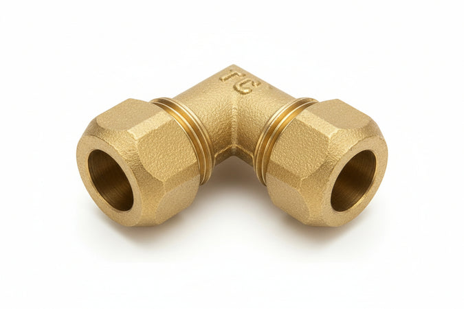 Pl Gomito Ottone Doppio Bicono 12 Pesante- Tiemme- 5,0 Pz