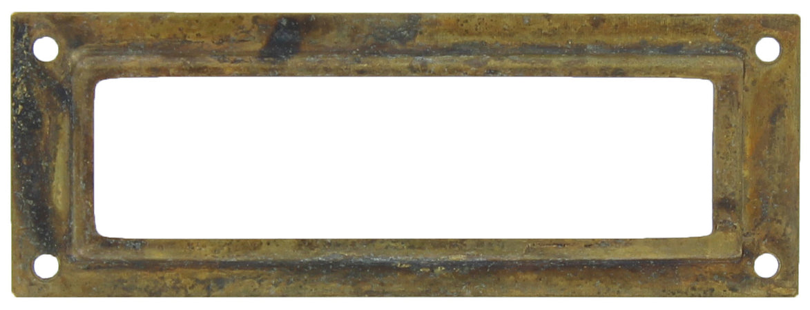 Portaetichetta Ottone 45123 80X29 Mm Anticato**- 25,0 Pz