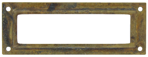 Portaetichetta Ottone 45123 80X29 Mm Anticato**- 25,0 Pz