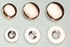 Sc Borchia Coprivite Ottone Lucido 14 Mm Da 12 Pz- 5,0 Pz