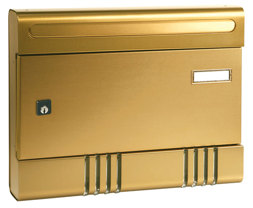 Cassetta Postale Alubox Sir/E 36,5X7X29 Cm Bronzo- Alubox- 1,0 Pz