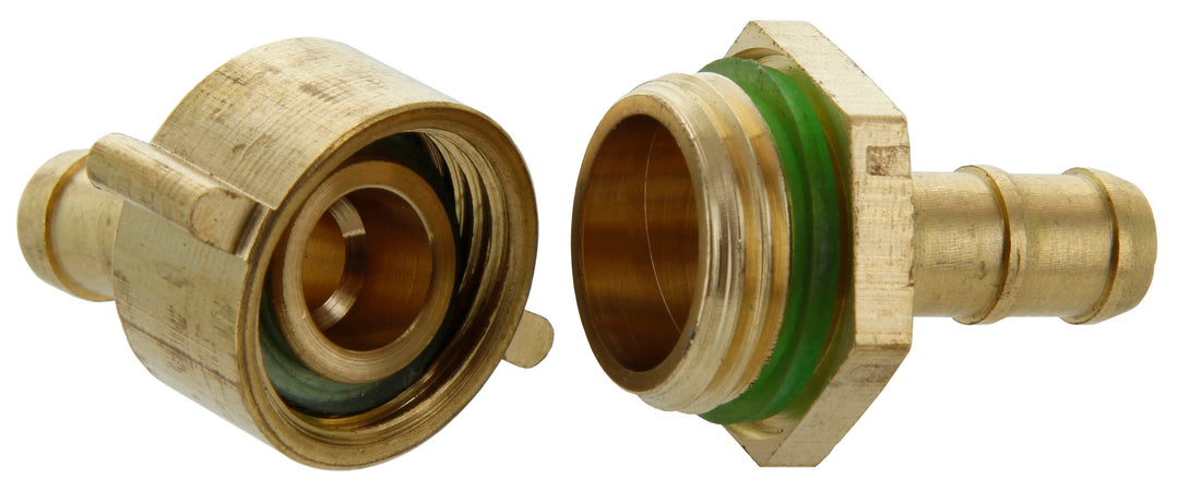 Giuntatubi Ottone 3 Pz 1/4X 8 Mm*- 10,0 Confezione