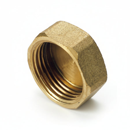 Idraulica - Calotta Esag F 300 Ottone Giallo D 3/8- Amaflex- 10,0 Pz