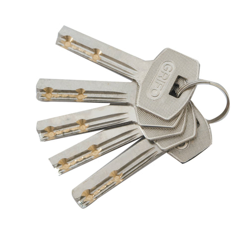 Chiave Tipo Dom Per Lucchetto Grifo Corazzato- Grifo- 10,0 Pz