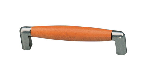 Bl Maniglia Faggio 4090 Noce Nichel Sat 128 Mm- Botter Luigi- 1,0 Blister