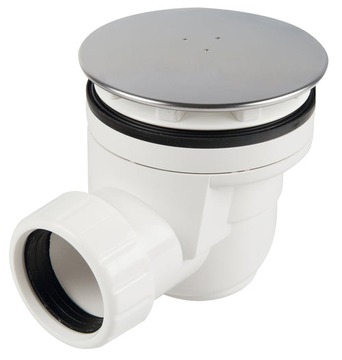 Piletta Sifoide Doccia D 60 Mm Coperchio Inox 90 Mm- 1,0 Pz