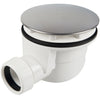 Piletta Sifoide Doccia D 90 Mm Coperchio Inox 120 Mm- 1,0 Pz