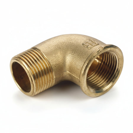 Idraulica - Gomito Mf 92 Ottone Giallo D 1/2- Amaflex- 10,0 Pz