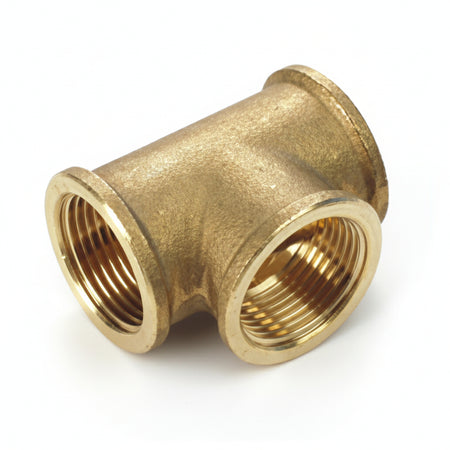 Idraulica - Tee 130 Ottone Giallo D 3/8- Amaflex- 10,0 Pz