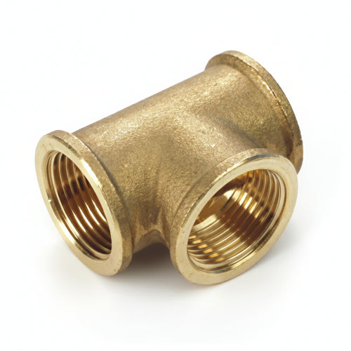 Idraulica - Tee 130 Ottone Giallo D 3/8- Amaflex- 10,0 Pz