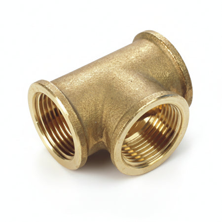 Idraulica - Tee 130 Ottone Giallo D 1/2- Amaflex- 10,0 Pz