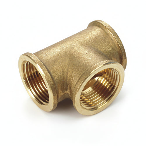 Idraulica - Tee 130 Ottone Giallo D 1/2- Amaflex- 10,0 Pz