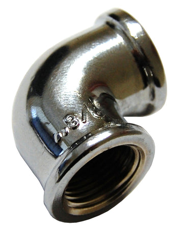Idraulica - Gomito Ff 90 Ottone Cromato D 3/4- Amaflex- 10,0 Pz