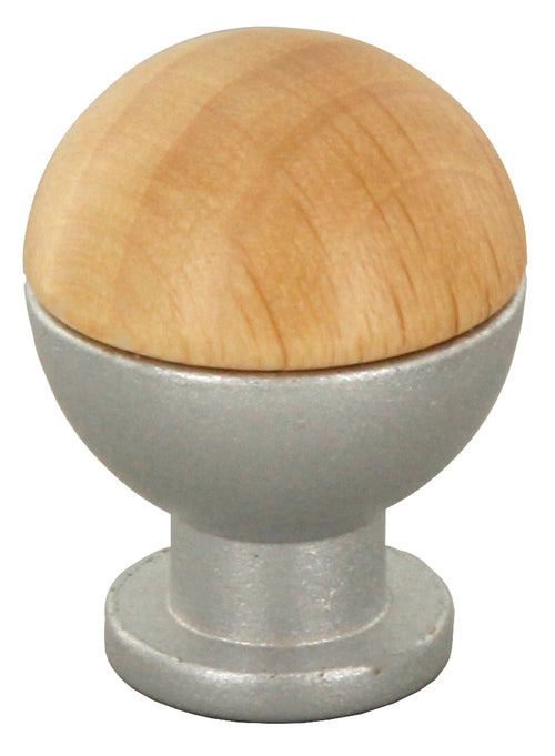 Pomolo Sferico Legno Ott 735B D 18 Mm Frassino- Botter Luigi- 25,0 Pz