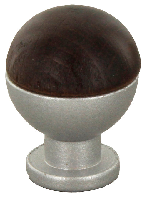 Pomolo Sferico Legno Ott 735B D 18 Mm Noce Scu- Botter Luigi- 25,0 Pz