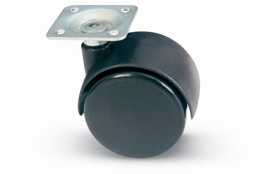 Bl Ruota Gemellare Con Piastra 50 Mm 2 Pz- 4,0 Blister