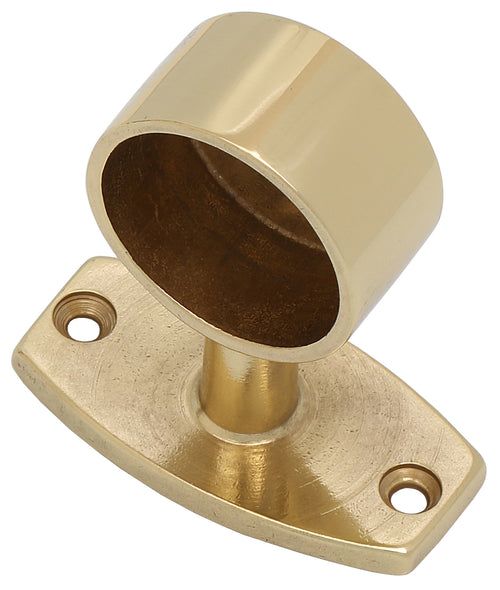 Bl Finale Corrimano Ottone Tubo Lucido D 25 Mm- 1,0 Blister