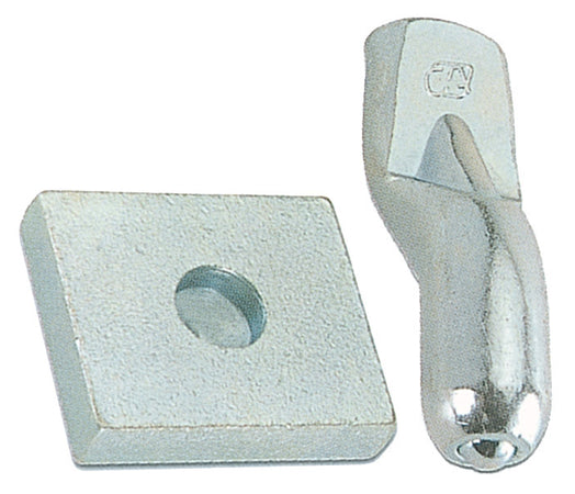 Bs Piastra Con Perno Per Cardine D 20 Mm Acc Zin- Combi Arialdo- 5,0 Bs