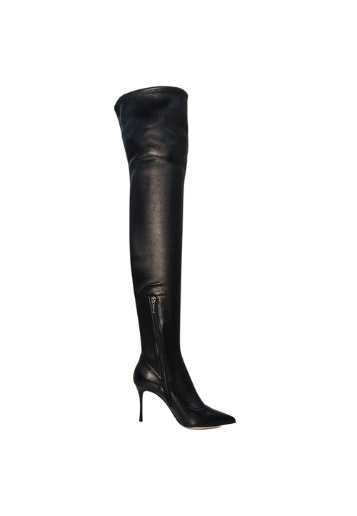 sergio rossi Scarpe Donna Sergio Rossi Stivale a punta-alto al ginocchio-tacco alto da donna