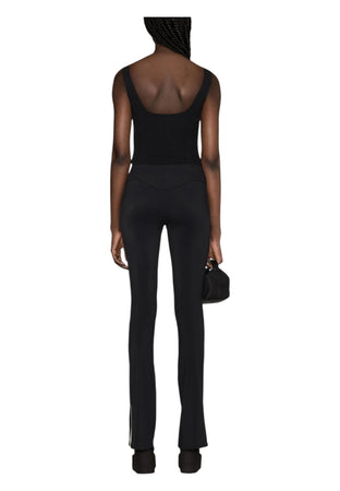 Palm Angels Leggings Donna svasati a righe da donna
