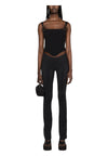 Palm Angels Leggings Donna svasati a righe da donna