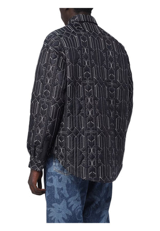 Palm Angels Giubbino Uomo All Monogram da uomo