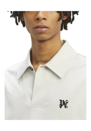 Palm Angels Polo Uomo Monogram da uomo