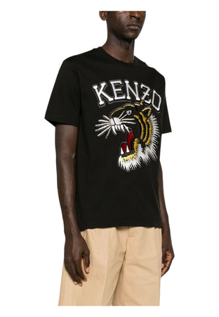 Kenzo T-shirt Uomo Varsity Jungle Tiger da uomo