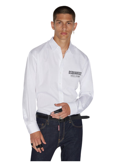 DSQUARED2 Camicia Uomo Dsquared2 Ceresio 9 Milano da uomo