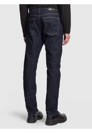 calvin klein jeans SLIM FIT RINSE BLUE da uomo