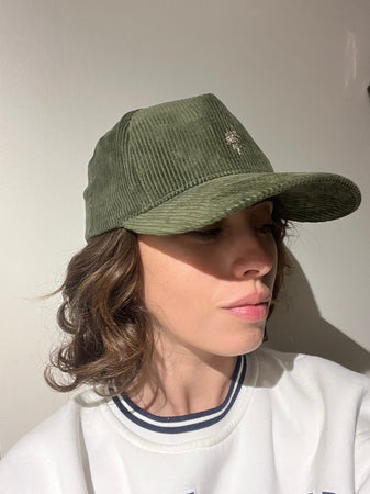 Cappello Armas velluto a coste logo