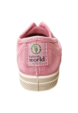 Scarpe sneakers Bambine e ragazze natural world 470  rosa elastico