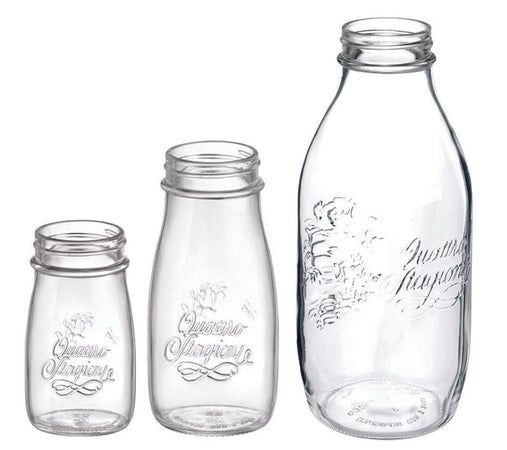 Bottiglia Vetro Quattro Stagioni- - Ø Mm.56 Ml.200 - 12 Pezzi Bormioli