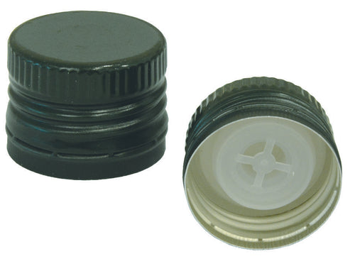 Tappo In Metallo Per Bottiglia Marasca Mm.31,5 Con Versatore- - Mm.31,5X24H. - 100 Pezzi