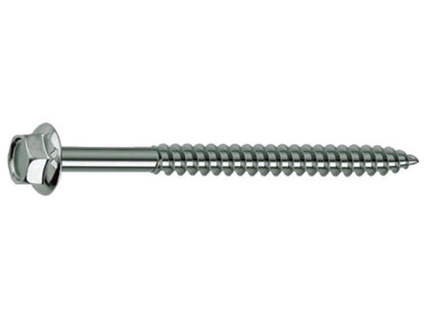 Vite Tirafondi Per Legno Testa Esagono- - Ø Mm.6X150 - 100 Pezzi Ambrovit
