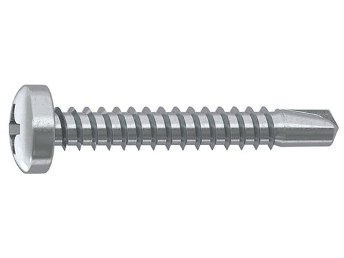 Vite Autoperforante Tc Cava Ph In Acciaio Zincato Bianco- - Ø Mm.3,5X16 - 1000 Pezzi Ambrovit