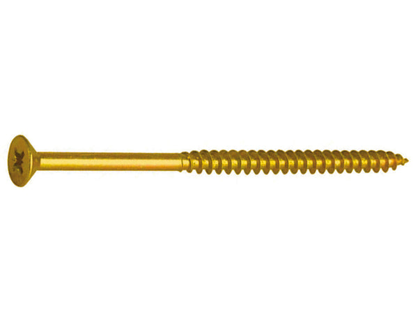 Vite Truciolare Tsp Cava Pz Parzialmente Filettata In Acciaio Ottonato- - Ø Mm.4,0X70 - 200 Pezzi Ambrovit