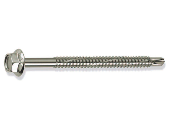 Vite Tirafondi Per Metallo Autoperforante Kovervit Dx Chromiting- - Ø Mm.6,3X110 - 100 Pezzi Mustad