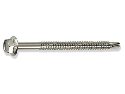 Vite Tirafondi Per Metallo Autoperforante Kovervit Dx Chromiting- - Ø Mm.6,3X100 - 100 Pezzi Mustad