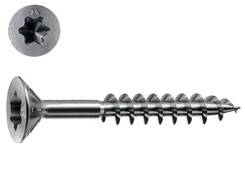 Viti Panel-Vit Pv Testa Svasata Piana Torx Acciaio Chromiting- - Ø Mm.6X60 - 200 Pezzi Mustad