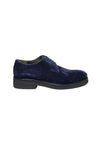 MOORER VERONA Scarpe Uomo Moorer Verona Scarpe stringate eleganti scamosciate blu da uomo