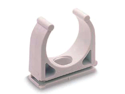 Fissatubo A Clips Aperto Per Tubi Ft- - Ø Mm.25 Ft 25 - 100 Pezzi Fischer
