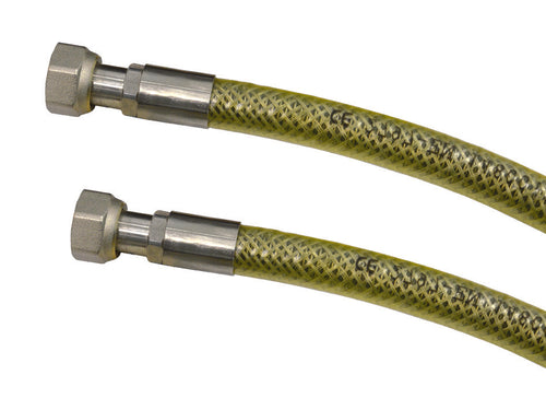 Tubo Gas Flessibile In Acciaio Inox Con Guaina Ff Cm.150